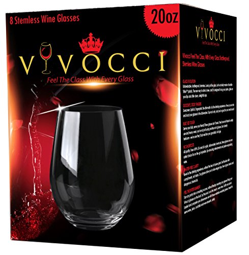Unbreakable Wine Glasses - 100% Tritan - Shatterproof, Reusable, Dishwasher Safe (Set of 4)